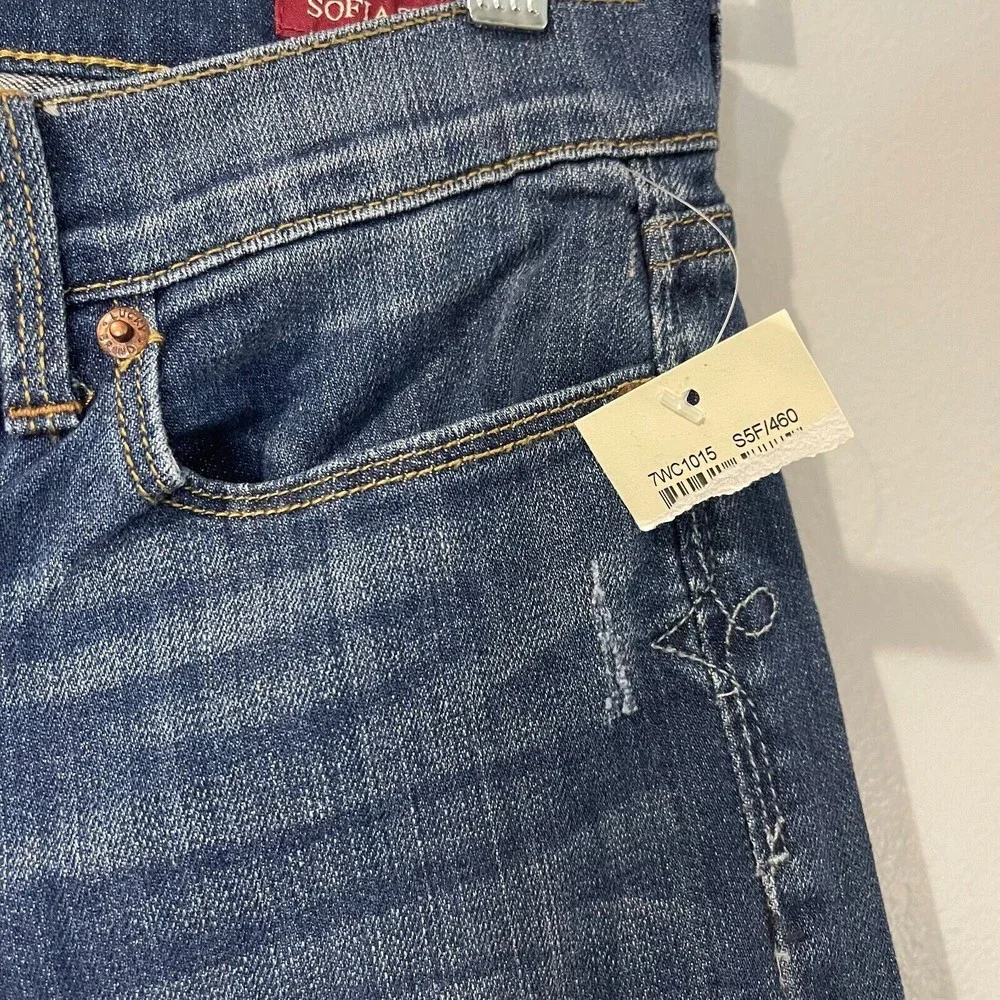 LUCKY BRAND Jeans Women's 6/28 Medium Wash NWT Sofia Straight Leg 32" Inseam - Picture 4 of 11